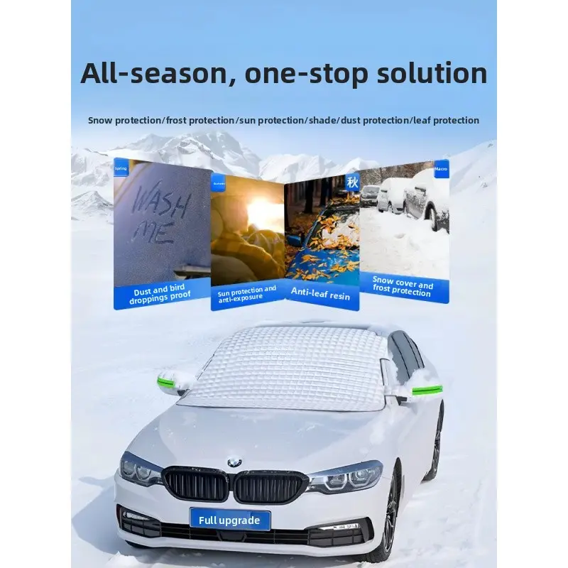 Windscreen Shade Cover - Durable Design Car Exterior Accessory, Versatile for Summer Sun Protection, Winter Ice & Frost Guard