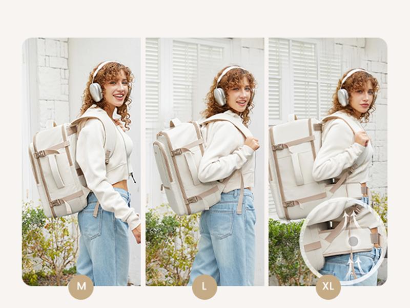 LOVEVOOK Travel Backpack for Women & Men, 40L Large Carry On Backpack Airline Approved, TSA Personal Item Weekender Bag, Water Resistant Laptop Backpack with 3 Packing Cubes for Travel Essentials TikTokShopBlackFriday Christmas Gift Ideas