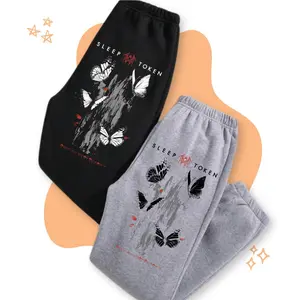 Sleep Token Butterflies Band Logo Sweatpants Rock Off Officially Licensed Unisex Cotton All Seasons Machine Washable Gift For Her Him