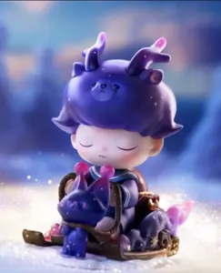 (Azi5028) POP MART DIMOO LETTER FROM SNOWMAN Series