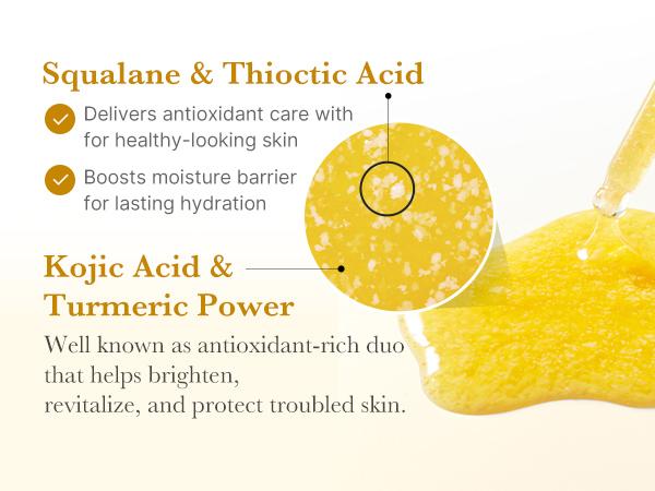Kojic Acid Turmeric Power Duo for Face & body | Ideal for Troubled Skin & Use After Spot Care | Soothing & Calming with Kojic Acid, Turmeric, Niacinamide Kojic Acid Turmeric Power Duo for Face & body | Ideal for Troubled Skin & Use After Spot Care | Soothing & Calming with Kojic Acid, Turmeric, Niacinamide