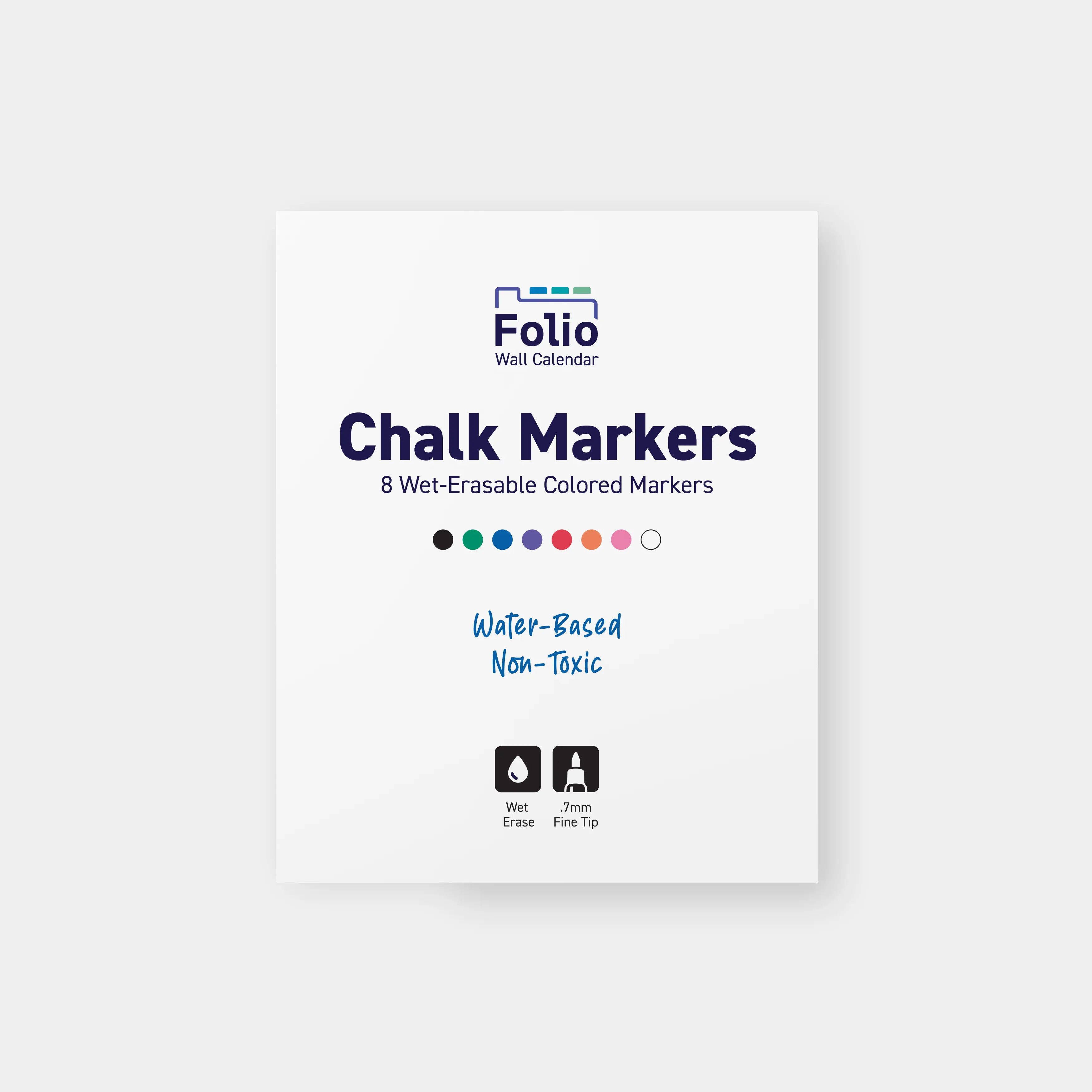 Chalk Markers - 8 Color Set - Wet-Erase Chalk Markers - 8 Color Set - Wet-Erase
