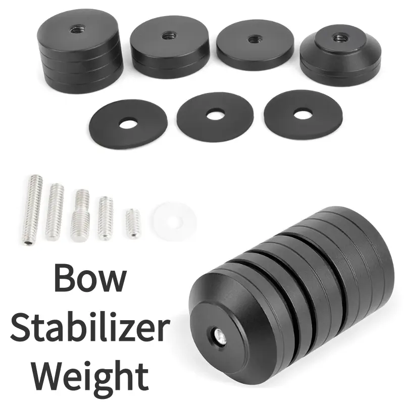 1pc Archery Stabilizer Clump Weight - 280g Smooth Free-Matching Bow Balancer with Standard Internal Thread, Versatile Use for Veterans & Archery Enthusiasts, 5.2cm
