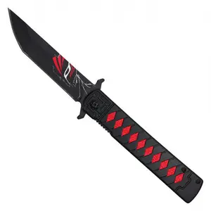Red & Black Graphic Collectible – Stylish Pocket Accessory – Unique Gift Idea – Display Piece