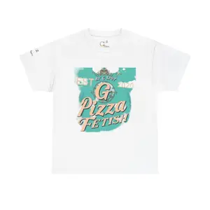 Pizza Fetish Unisex Tee by G Spot LLC - Funny Food Lover Shirt