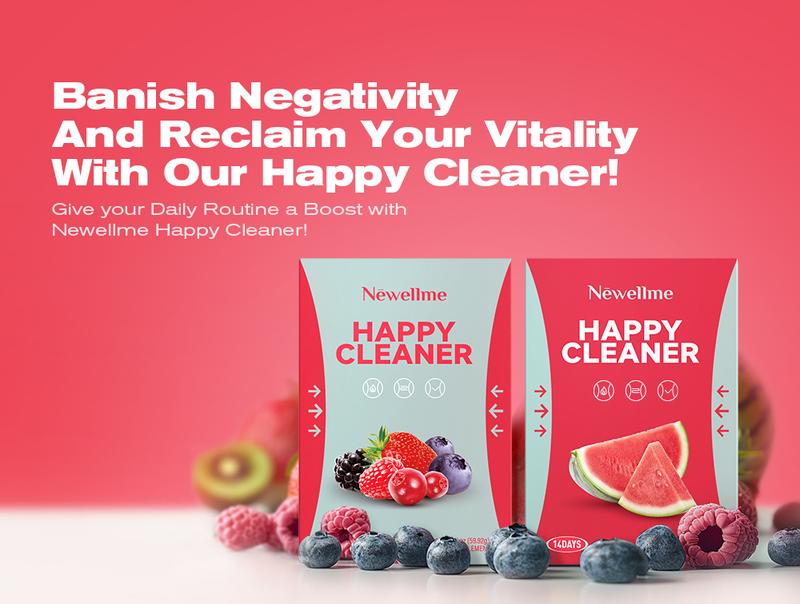 NEWELLME Happy Cleanse - Superfood Powder/Probiotics/Digestive Enzymes/Moringa - Supports gut health - Boosts immunity, Healthcare Dietary