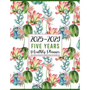 2025-2029 Five Years Monthly Planner: Simple Schedule Organizer with Calendars (January 2025-December 2029) Paperback – March 16, 2024