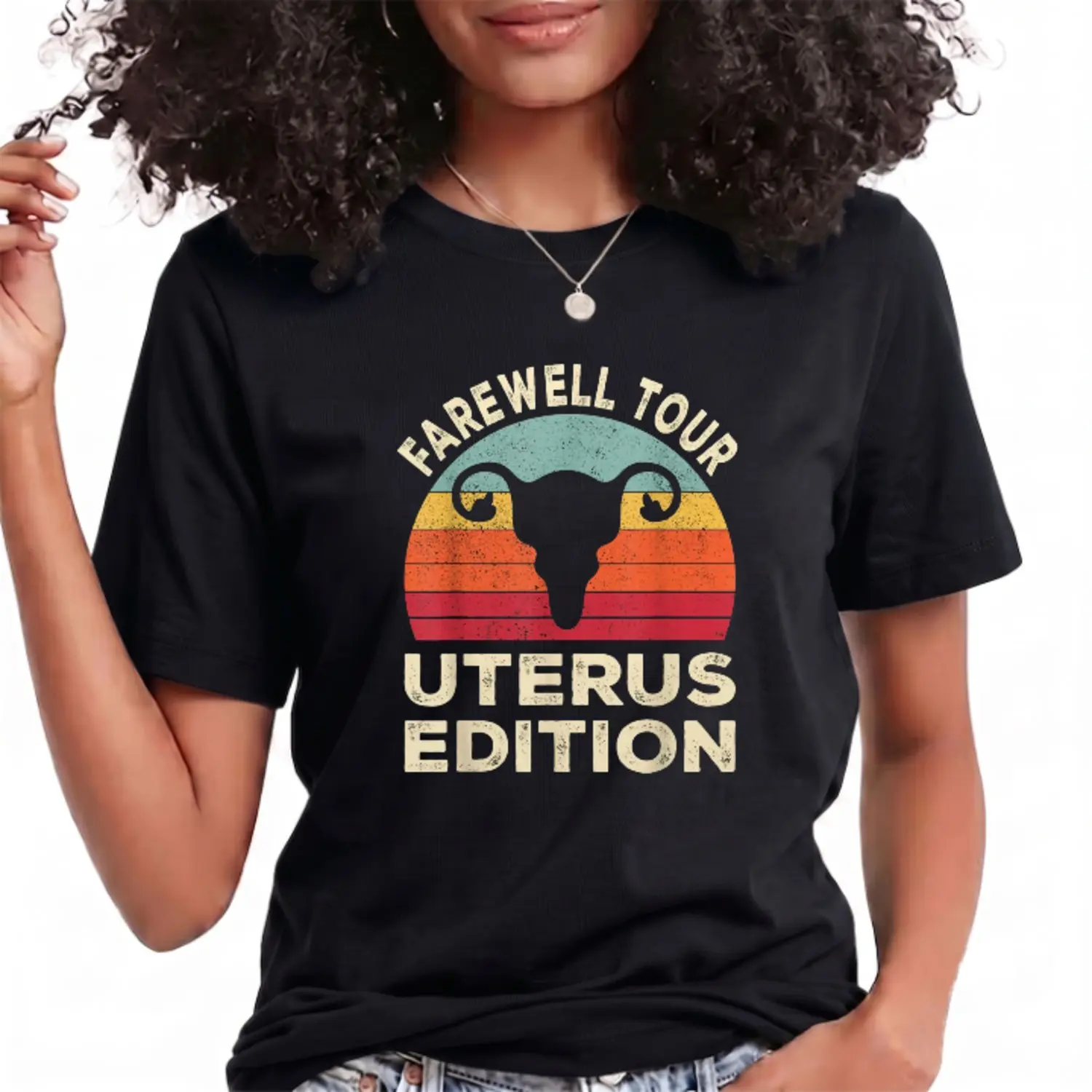 100% Cotton Top Hysterectomy Recovery Uterus Laparoscopic Hysterectomy T-Shirt