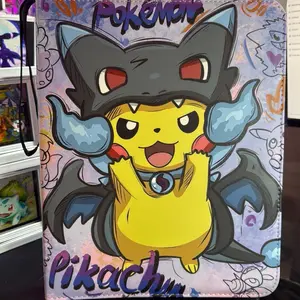 Poncho Pikachu Art Board Binder