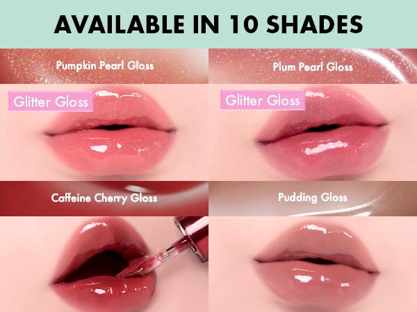 [AMUSE Seoul Official] Jel-Fit Tinted Lip Gloss | 10 Shades, High-Shine, Lipstain, Plumping, Ultra-Glossy Finish, Peptides & Cica PDRN