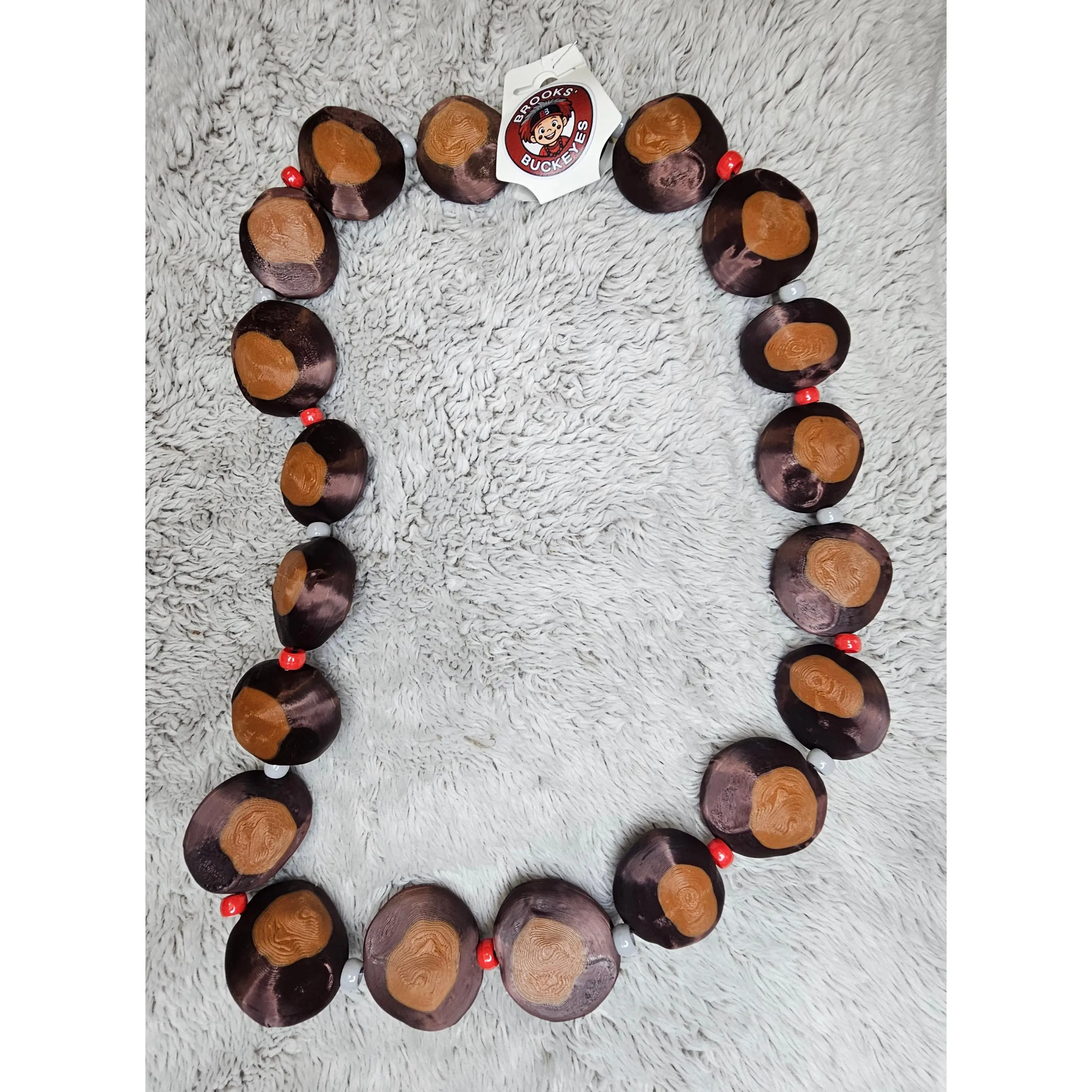 Oops All Buckeyes (Full Buckeye Necklace for Extra Buckeye Style)