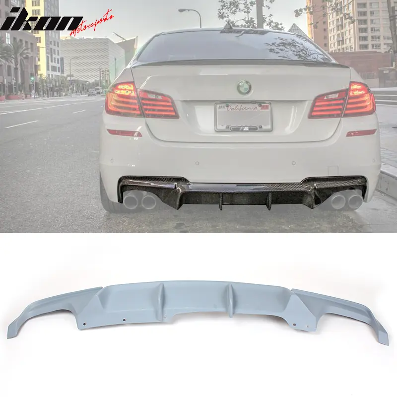 Rear Diffuser for BMW F10 5 Series Sedan 2011-2016 M-Sport VO Style FRP