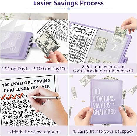 100 Envelopes Saving Challenge, Budget Binder, Saving Challenge Book, Saving Challenge Notebook, Money Organizer, Budget Planner Book for Budgeting,Birthday Gifts Income Tracker. 100 Envelopes Saving Challenge, Budget Binder, Saving Challenge Book, Saving Challenge Notebook, Money Organizer, Budget Planner Book for Budgeting,Birthday Gifts Income Tracker.