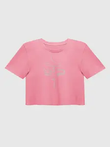 JESUS Abstract Crop Top
