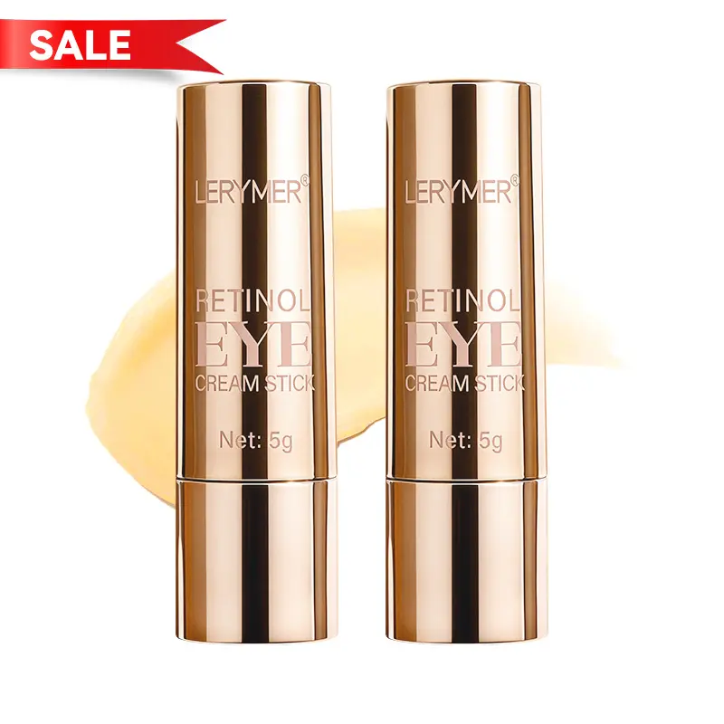 [LERYMER] Retinol Eye Cream Stick 2 Pack – Anti Aging Eye Care | Anti-Aging Eye Cream | Retinol Eye Cream | Eye Stick for Dark Circles | Moisturizing Eye Stick | Portable Eye Cream | Eye Cream for Puffiness | Anti-Wrinkle Eye Cream