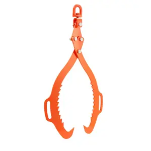 VEVOR 32in Log Lifting Tongs,  , 2-Claw Log Tongs, Heavy Duty Steel Log Grapple, 1543LBS Lifting Capacity, Swivel Log Graper Timber, Eagle Claw Design, Log Skidding Tongs for Trucks, Tractors, Forklifts