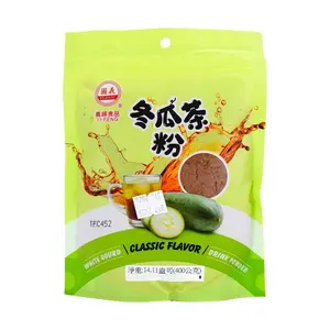 YI FENG Original Taiwanese Winter Melon Tea Powder Drink Mix 400g - Authentic Flavor, Easy to Make