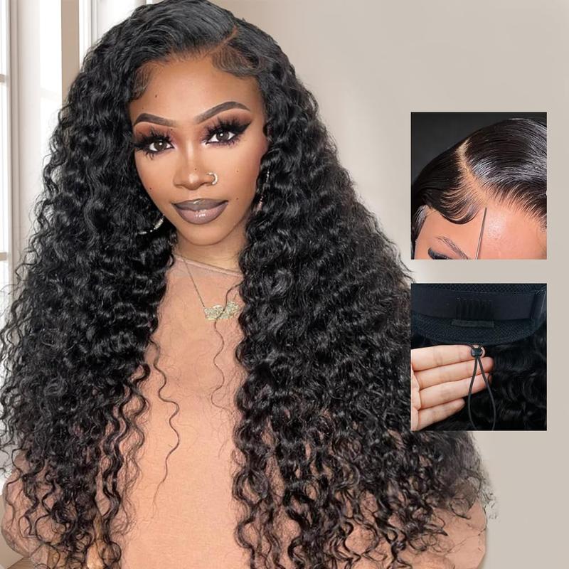 Bling Hair TikTokShopBlackFriday 180 Density Wear And Go Deep Wave Glueless Wig Human Hair 5x5 13x6 Hd Frontal Curly Lace Front Wigs On Clearance Sale For Women