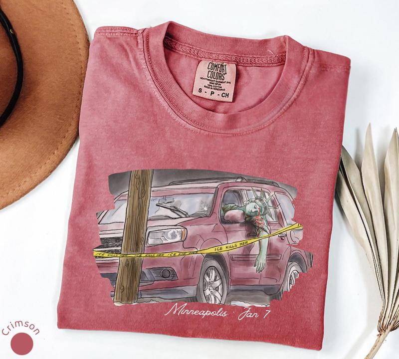 [ Sale Up To 35%] ICE Kills Her Shirt, Renee Good Shirt, Justice for Renee Nicole Good Shirt, Minneapolis Protest Shirt, Social Justice Protest Shirt