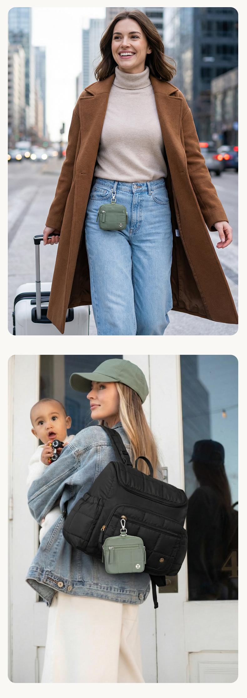 【New Spring Arrivals】Telena  Expandable Crossbody Bag - 3-in-1 All-in-One with Fanny Pack & Wallet, Multi-Functional Storage ,Travel purse ,Travel expansion bag Gift ideas