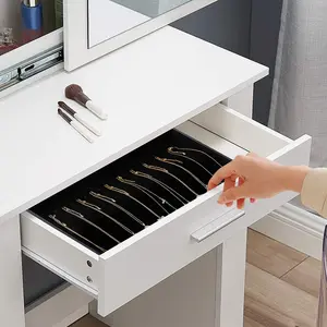 Necklace Bracelets Display Tray with 20 Hooks - Multifunctional Jewelry Display Organizer,Storage Stand with Space-Saving Design,Jewelry Showcase for Home Decor