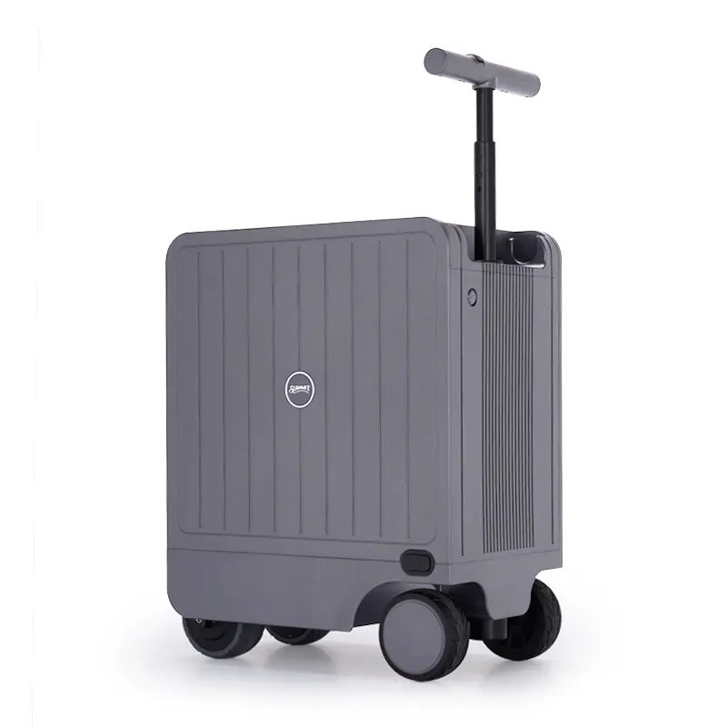 SUMMIT PCD2602 Wheeled Electric Riding Hardside Luggage - Polycarbonate, Lock Closure, Motor Wheel, Compact, Stylish, Multi-Function, Ideal for International Travel & Everyday Carry, Great Gift for On-the-Road Users (Dry Clean Compatible), Wheeled Luggage