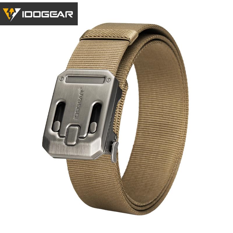 IDOGEAR Tactica 1.5" Nylon Durable Belt with Magnetic Buckle One-Hand Quick-Release Reinforced Steel CCW Belt 3446 SpringStatements