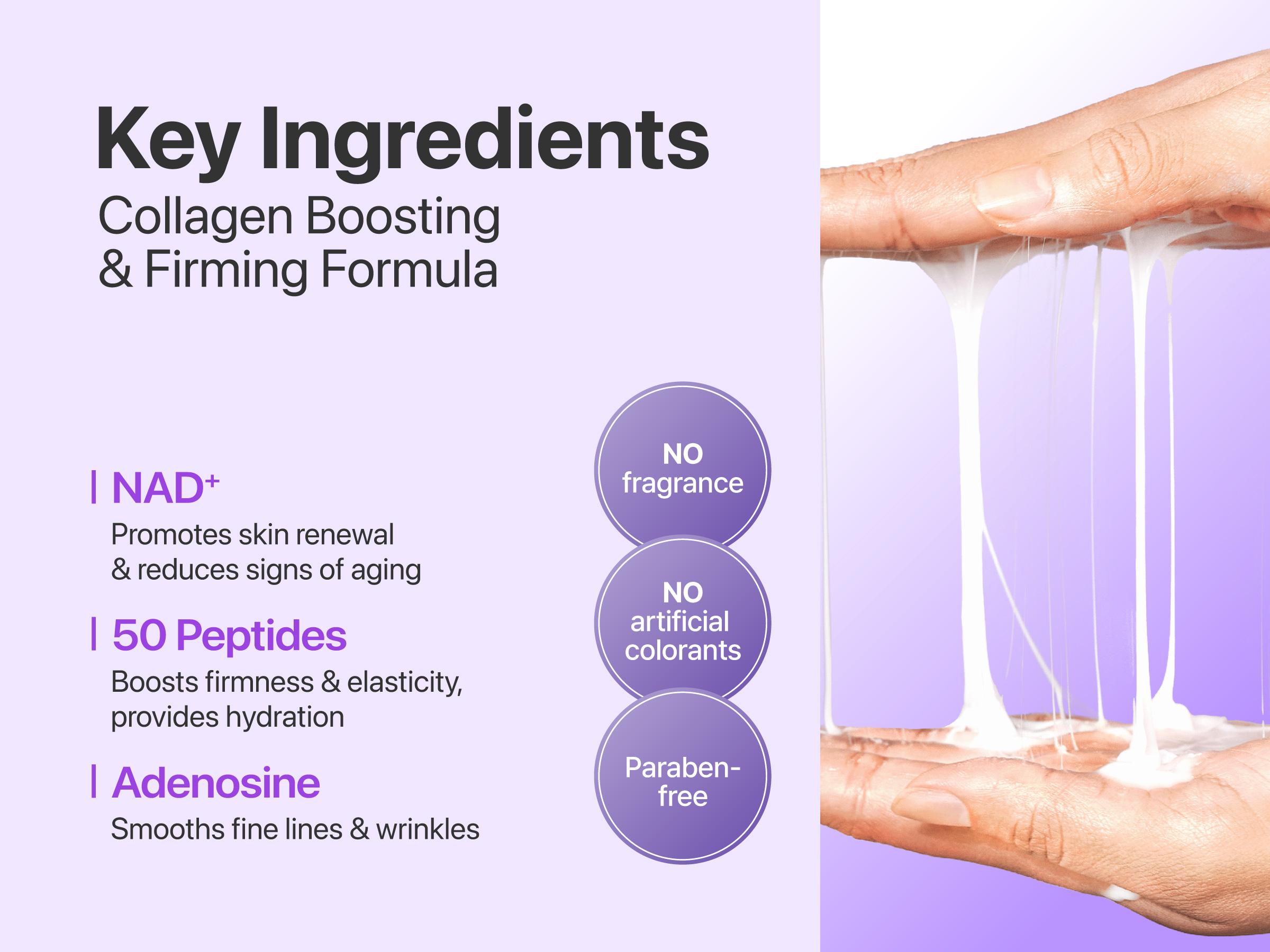 [numbuzin official shop] No.9 NAD+ Peptide Essence | NAD+ BIO Lifting-sil Essence | Lifting, Firming, Wrinkles, Fine Lines, Elasticity | Peptides, NAD+ | Serum for Aging, Dull Skin | 1.69 fl. oz.