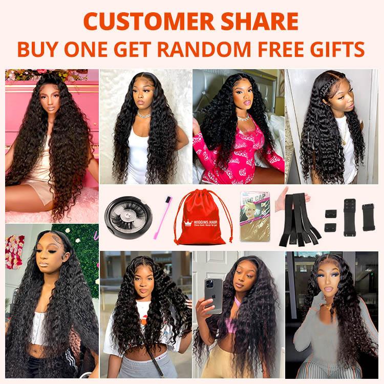 [Spring Essential] Wiggins Hair Glueless Loose Deep Wave Wig Side Part & Middle Part 6*8 Lace Closure Wigs Human Hair With Adjustable Drawstring Ready To Go And 7*4 Wig Pre Plucked 13x4 Lace Front Wigs #SpringStatements #WeeklyDeals