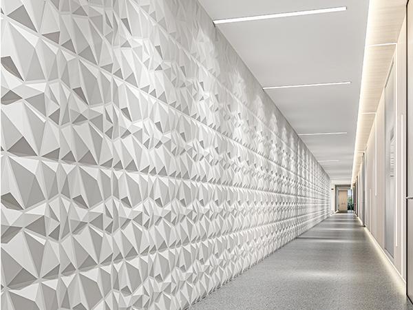 Art3d Modern 3D Wall Panels 12-Pack 19.7" x 19.7" Lightweight PVC Decorative Geometric Textures for Living Room Bedroom Kitchen Easy Installation