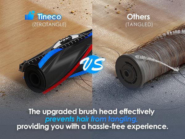 Tineco PURE ONE S15 Essentials Smart Cordless Vacuum Cleaner, Powerful and Fade-Free Suction & 4X Long Runtimes, Anti-Tangle Brush, Excellent for Multi-Surface & Pet Hair Cleaning with Led Headlights, Hard Floor and Carpet