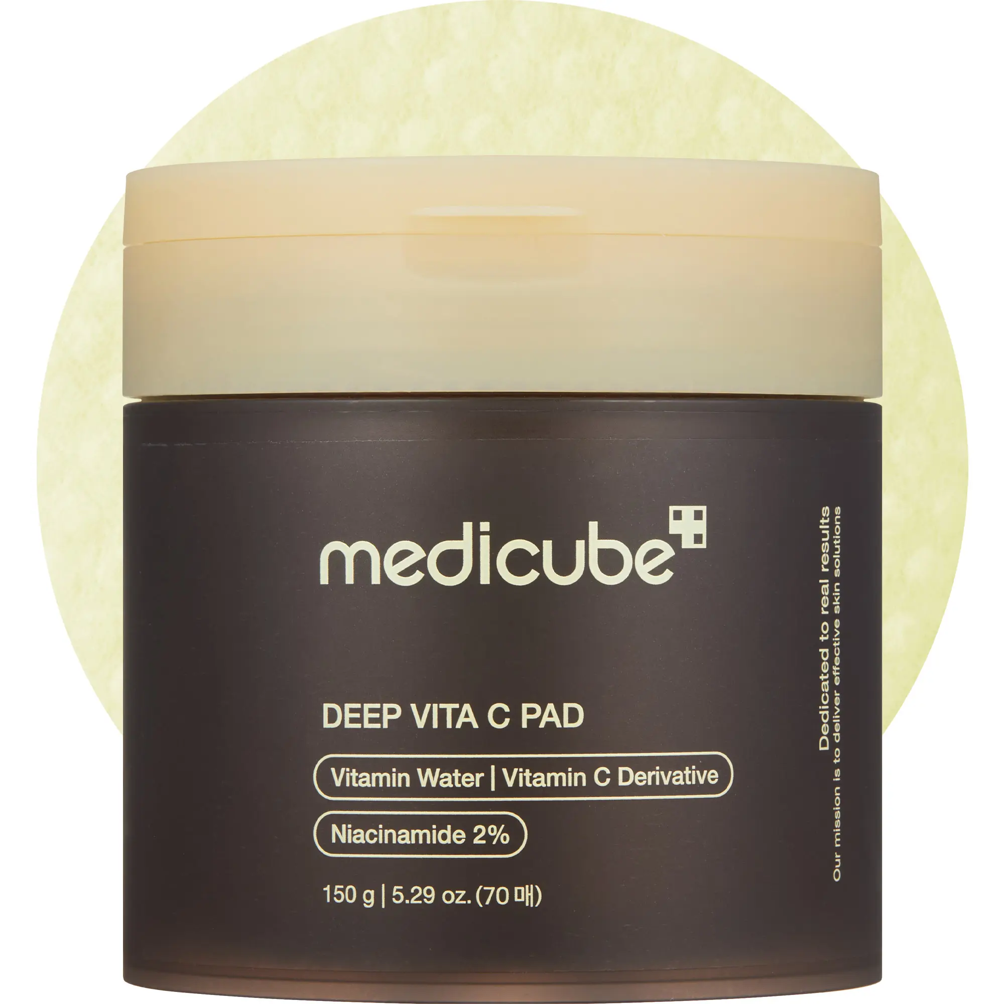 [medicube] Deep Vita C Facial Pads I 500,000PPM of vitamin water & 3 types of vitamin | (70 sheets)