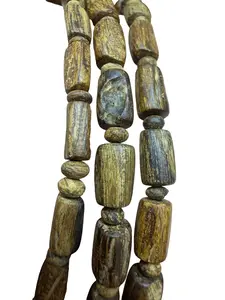 Natural Vietnamese Agarwood Necklace – Handcrafted Beads – Spiritual & Meditation Jewelry