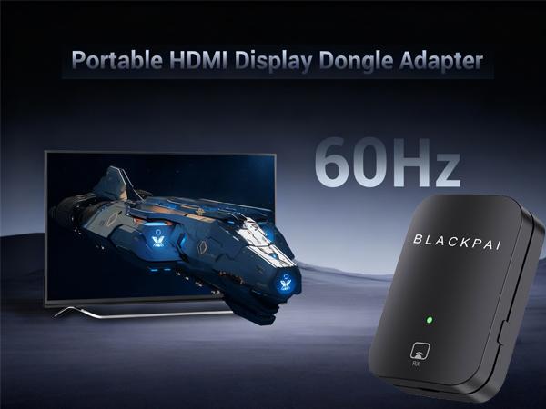 BLACKPAI Wireless HDMI Display Dongle Adapter, Portable Transmitter, Mirror the Screen of Smartphone,Laptop and Tablet to TVs ,Monitor or Projector Simultaneously,Support 1080P HD and 4K BLACKPAI Wireless HDMI Display Dongle Adapter, Portable Transmitter, Mirror the Screen of Smartphone,Laptop and Tablet to TVs ,Monitor or Projector Simultaneously,Support 1080P HD and 4K