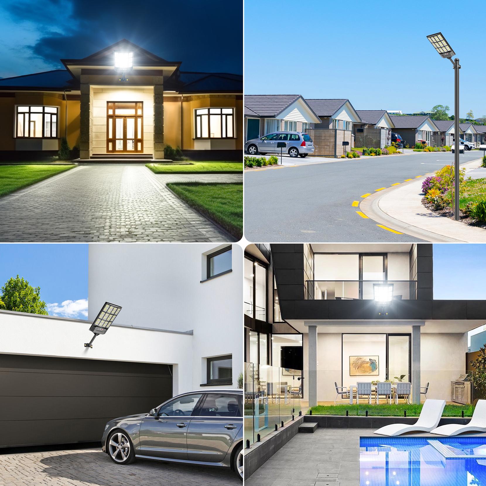 2Pack Solar Street Lights Outdoor Waterproof,50000LM Wide Angle Solar Flood Light, LED Parking Light with Motion Sensor and Remote Control, Suitable for Street, Parking lot 2Pack Solar Street Lights Outdoor Waterproof,50000LM Wide Angle Solar Flood Light, LED Parking Light with Motion Sensor and Remote Control, Suitable for Street, Parking lot