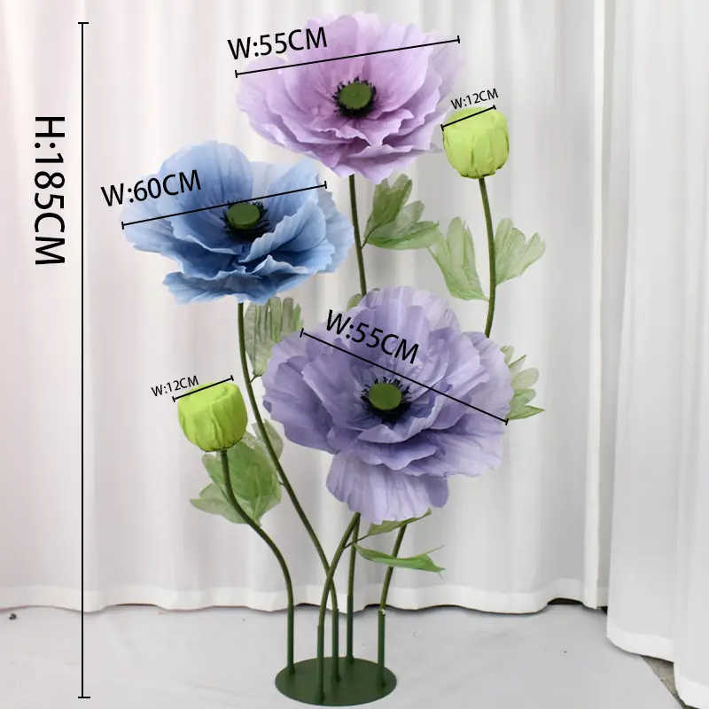 Five cool-toned flowers