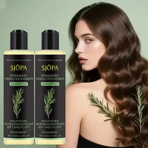 SJOPA Rosemary Hydrolyzed Protein Conditioner Pack of 2 - Cleanses Strengthens Hair with Rosemary Extract & Vitamin E for All Hair Types