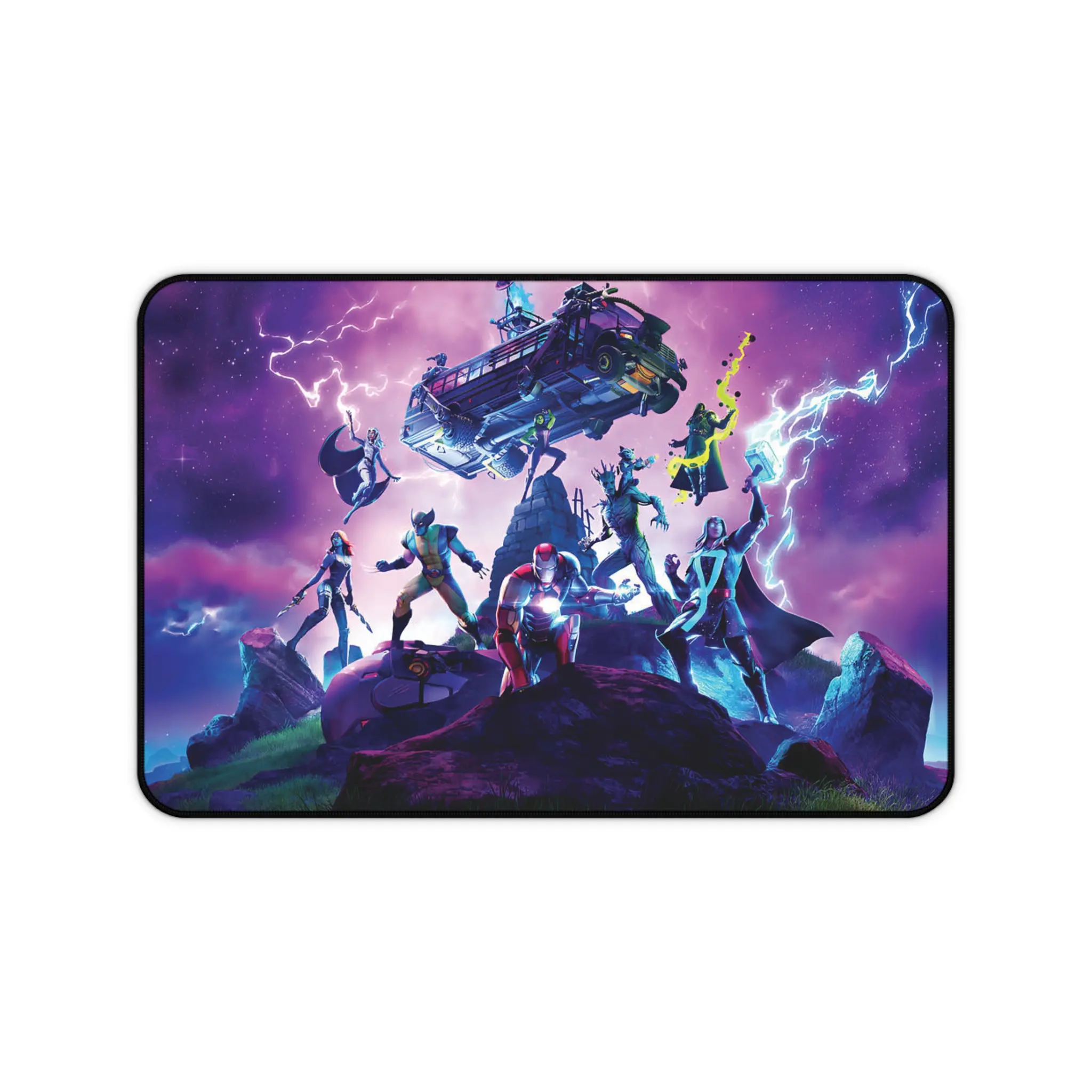 Desk Mat, Fortnight Desktop Mat Epic Scene, Gaming Desk Pad, Computer Mouse Pad, Video Game Office Decor, Gamer Gift