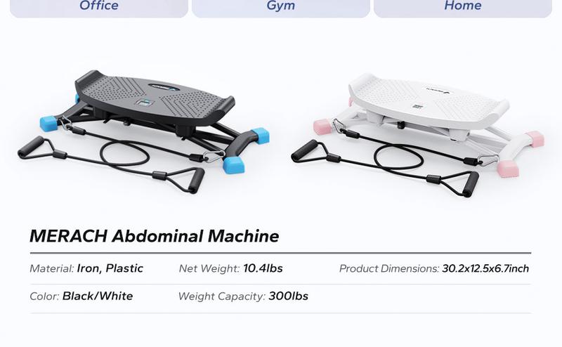 MERACH Balancing Machine, Leg Exercise Low Impact Plyometric Training Fun Cardio Trainer Full Body Aerobic Exercise Equipment