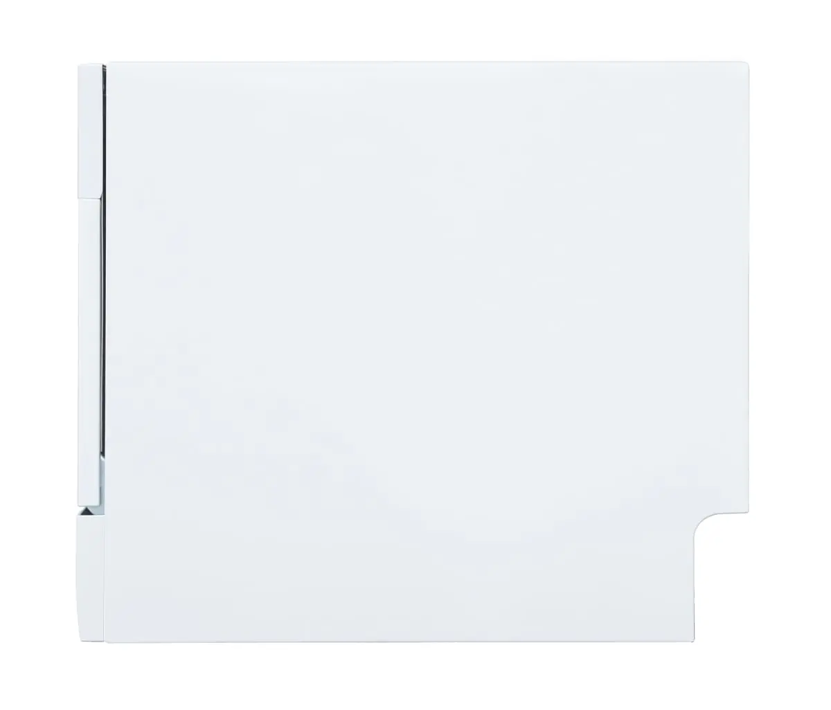 Sunpentown SD-2224DSB Compact Stainless Steel Countertop Dishwasher - Household Appliances, Compact Design, Quick Connect, Auto Dispense, Delay Start, Silver, Ideal for Small Kitchens