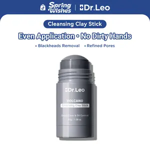 Dr.Leo Cleansing Clay Stick for Blackhead Removal & Deep Pore Cleansing & Oil Control | Mess-Free Purifying Face Mask |Non-drying detox