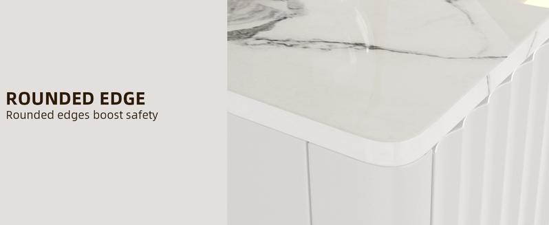 VOWNER Tall Dresser for Bedroom 5-Drawer Dresser 48" Tall Modern Chest of Drawers Wide Chest of Drawers Storage Drawers Storage Organizer for Closet Hallway Entryway White