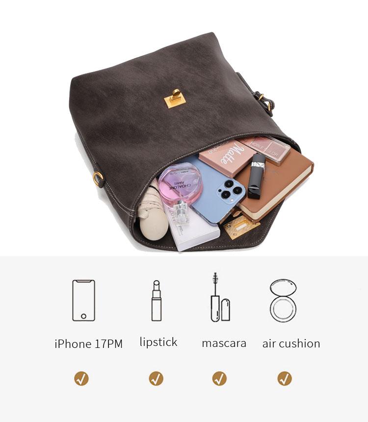 The Urban Envelope Bag Large - Stylish Urban Envelope Crossbody Bag Vegan Leather with Gold Hardware and Detachable Strap for Everyday Use