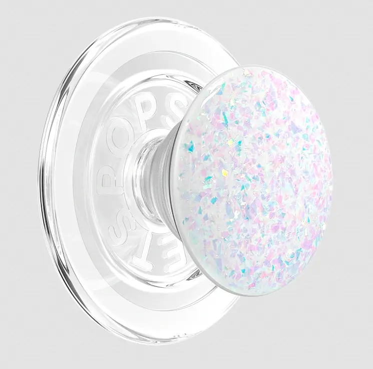 popsockets Iridescent Confetti White  MagSafe PopGrip