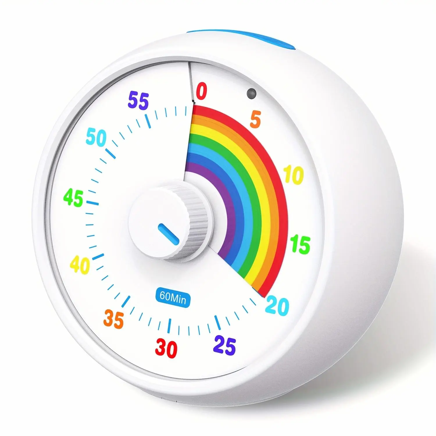 Silent Mode Visual Countdown Timer, 60-Minute Office Equipment for Classroom/Office, Desktop Use for Efficient Time Management