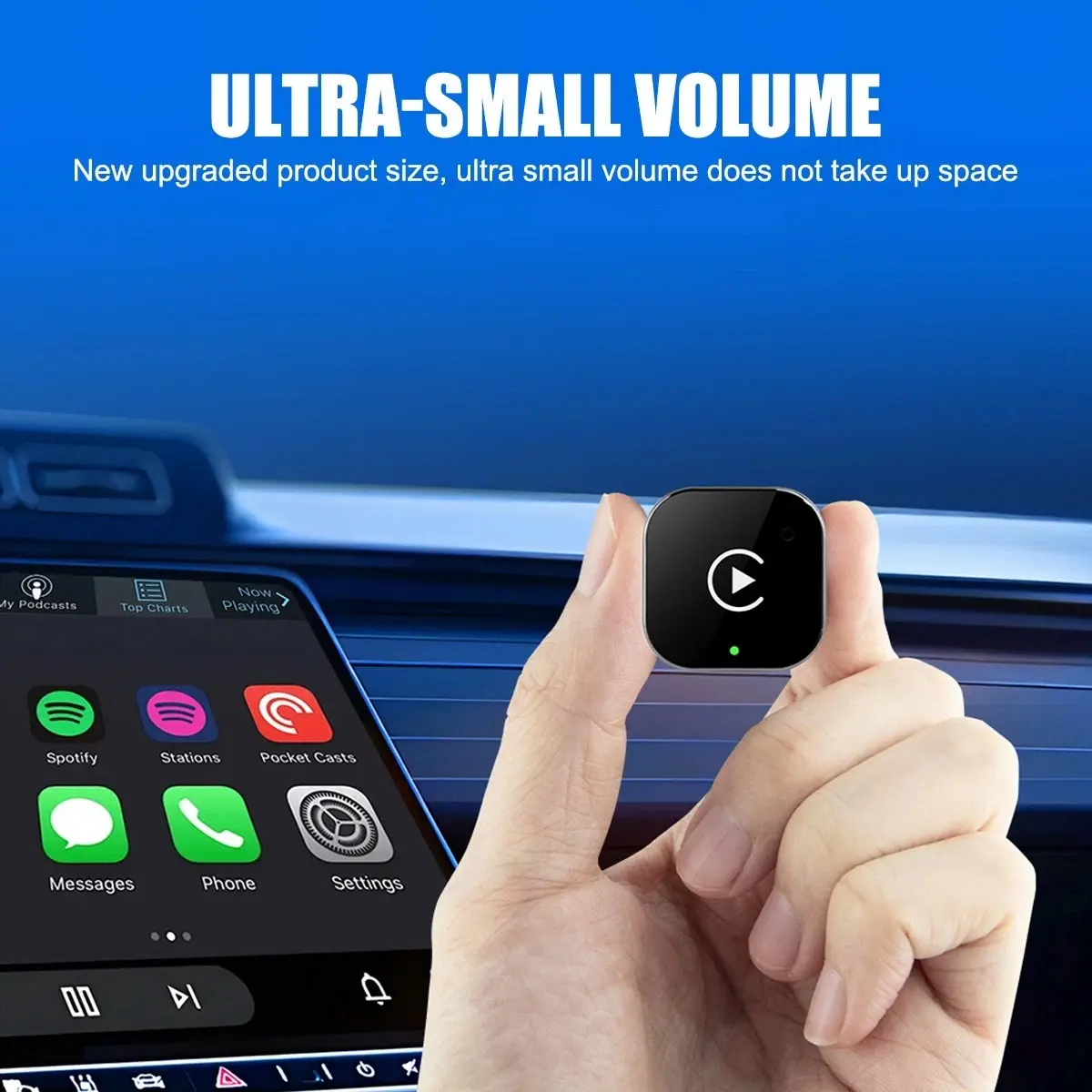 USB Auto Wireless CarPlay Adapter For Apple Android Wireless Dongle Plug ＆ Play Car Video Players Car Tv