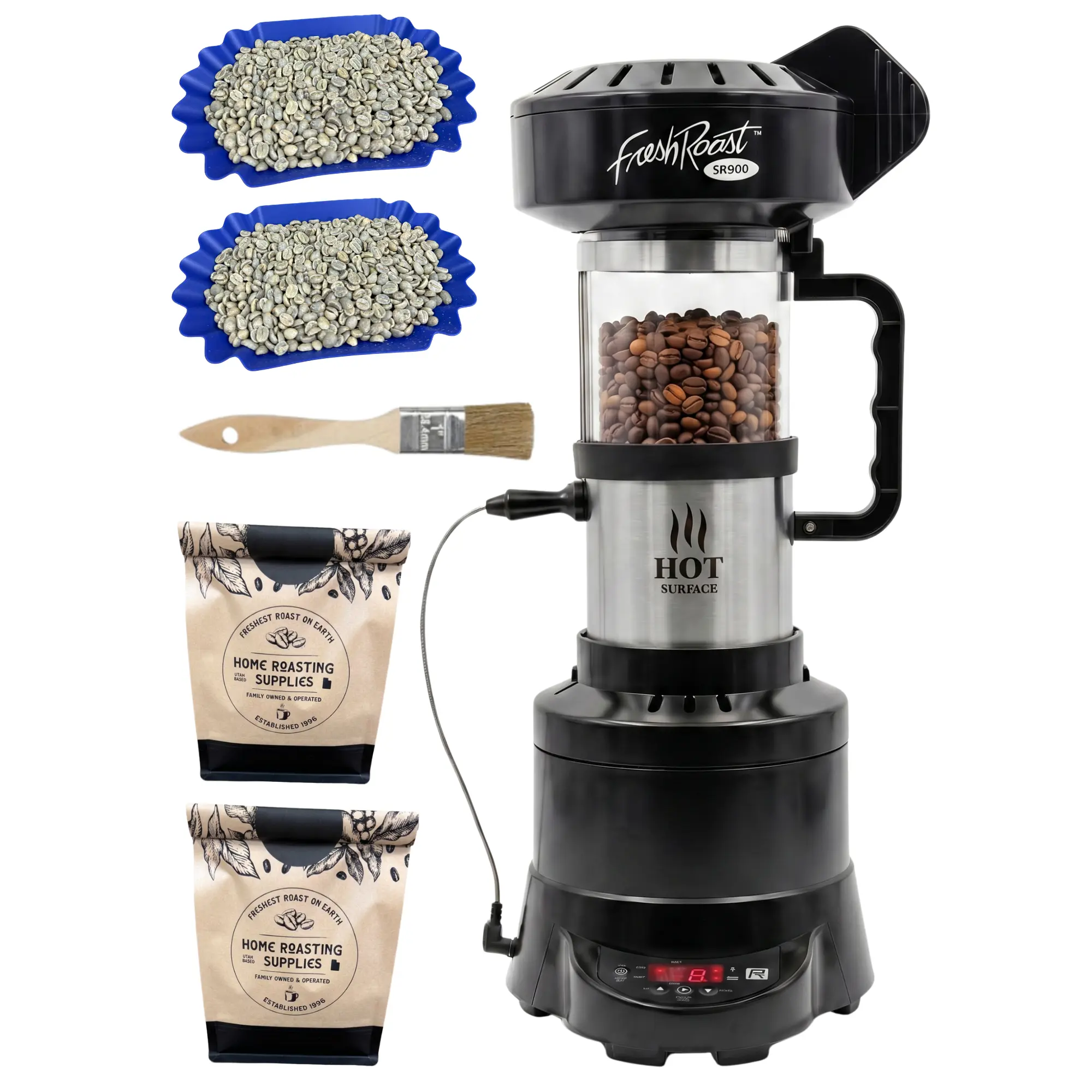Fresh Roast SR900 Coffee Roaster with Roast-Tech App