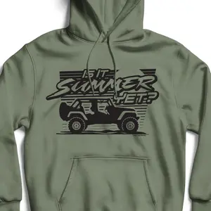Is it Summer Yet? Unisex Hoodie to fit Jeep Wrangler - Comfortable Fit