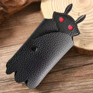 Stylish Leather Keychain Men's Gift Women's Car Keychain Protector, Leather Fashionable Keychain Protector, Gift for Boys Girls