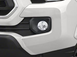 Nilight Fog Lights Assembly Compatible with 2016 2017 2018 2019 2020 2021 2022 2023 Toyota Tacoma SR SR5 Model Only Light Replacement Clear Len Driver and Passenger Side Truck Automotive